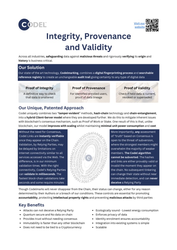 Codel Factsheet preview